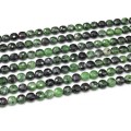 Бусины из цоизита (нат.) круг гр.8мм, 38,5см, 47 бусин