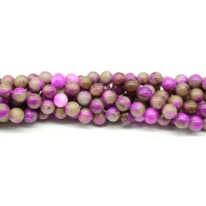 Бусины из сугилита искусственного шарик 8мм, 37см, 44 бусины