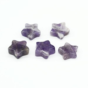 Бусина из аметиста "Звездочка" 15*15мм