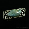 Брошь с лабрадором,  50*18мм.