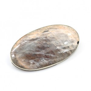 Брошь солнечный камень " Овал " 63*36мм.