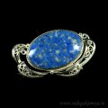 Брошь лазурит "Овал" , 60*38мм