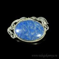 Брошь лазурит "Овал", 53*34мм.