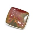 Брошь яшма Пикассо 37*37мм.