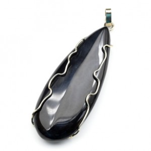 Кулон агат " Капля " 24*59мм.