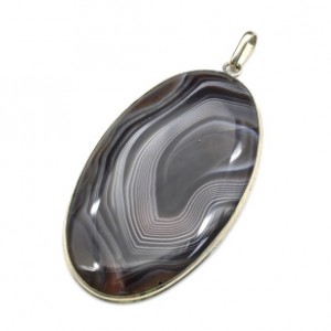 Кулон агат ботсвана " Овал " 35*59мм.