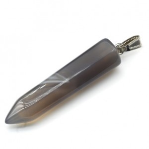 Кулон из агата бразильского кристалл 11*48мм Кулон из агата бразильского кристалл 11*48мм