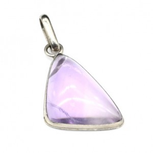Кулон с аметистом " Грация " 17*23мм.
