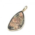 Кулон с аммонитом " Грация "  21*36мм.