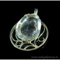 Кулон с горным хрусталем 35*37мм. Кулон с горным хрусталем 35*37мм.