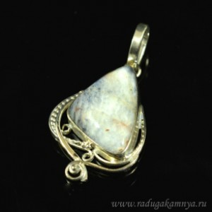 Кулон беломорит " Грация ", 24*35мм.