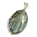 Кулон из лабрадорита 30*48мм. Кулон из лабрадорита 30*48мм.