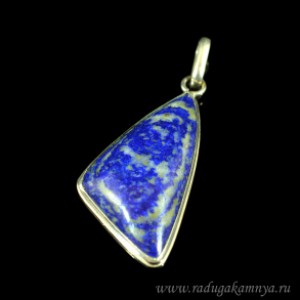 Кулон с лазуритом " Грация " 19*38мм.