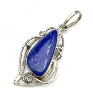 Кулон с лазуритом 22*40мм.
