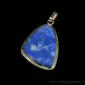 Кулон с лазуритом грация 27*37мм.