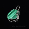 Кулон малахит 30*40мм.