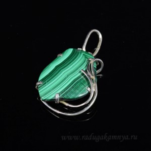 Кулон малахит 30*40мм.