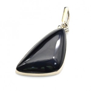 Кулон обсидиан " Грация " 18*33мм