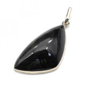 Кулон обсидиан " Грация " 21*36мм.