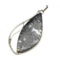 Кулон с халькопиритом " Грация " 36*68мм.