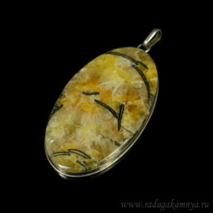 Кулон с симбирцитом " Овал ", 32*58мм