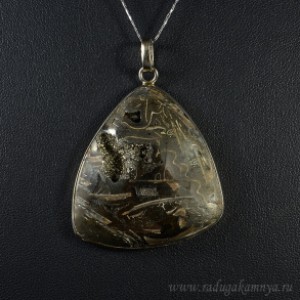 Кулон симбирцит 40*43мм.