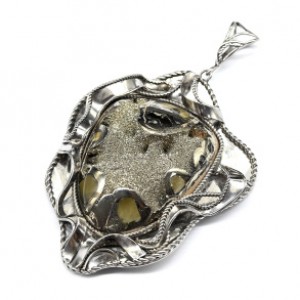 Кулон симбирцит 53*64мм.