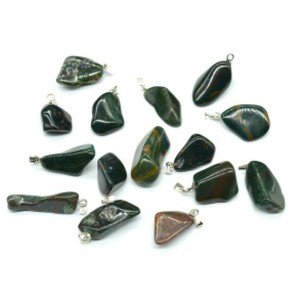 Кулон из яшмы гелиотроп (SА)