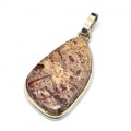 Кулон с яшмой " Грация " 23*39мм.