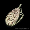 Кулон с яшмой 36*63мм.