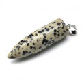 Кулон из яшмы перепелиной "Пуля" 13*40мм Кулон из яшмы перепелиной "Пуля" 13*40мм