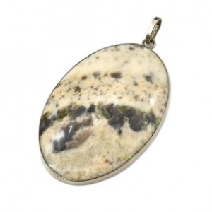Кулон с пегматитом " Овал " 36*54мм.