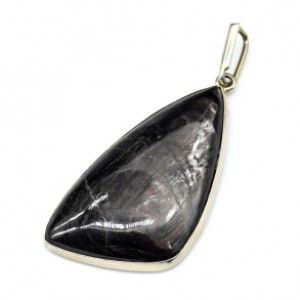 Кулон из гиперстена " Грация " 23*44мм.