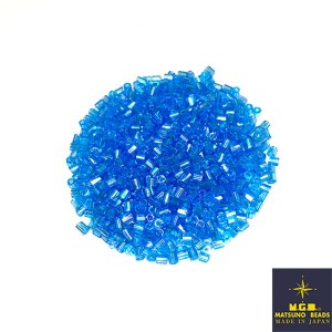 Рубка Matsuno Hexagon 2.1 мм цвет 16R голубой прозрачный радужный Япония 10 грамм