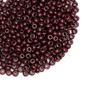 Бисер Чехия непрозрачный винный, размер 10, арт. 93192, 10 грамм