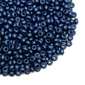 Бисер Чехия непрозрачный темно-синий размер 10, арт. 28936 упаковка 10 грамм