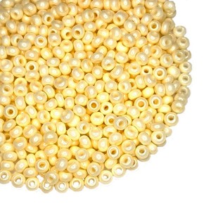 Бисер Чехия непрозрачный, персиковые тона, 10 размер, артикул 16292, 10 грамм