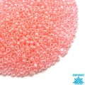 Бисер TOHO №15 цвет 0145 прозрачный, светло-розовое отверстие/перламутр ЯПОНИЯ пакет 5 граммов