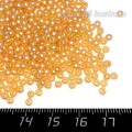 Бусины пластик 3 мм, цвет Жемчужный Карамельный, 16 гр/ок 1100 штук/упаковка
