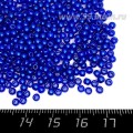 Бусины пластик 3 мм, цвет Жемчужный Синий, 16 гр/ок 1100 штук/упаковка
