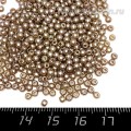 Бусины пластик 3 мм, цвет Жемчужный Кофейный, 16 гр/ок 1100 штук/упаковка