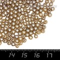 Бусины пластик 4 мм, цвет Жемчужный Кофейный, 18 гр/ок 600 штук/упаковка