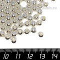 Бусины пластик 6 мм, цвет Жемчужное Светлое Серебро, 20 гр/ок 190 штук/упаковка