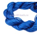 Шнур синтетический нейлоновый ювелирный в пасме (подходит для плетения браслетов), диаметр 1 мм, цвет темная морская волна, 20 метров/упако Шнур синтетический нейлоновый ювелирный в пасме (подходит для плетения браслетов), диаметр 1 мм, цвет темная морская волна, 20 метров/упако
