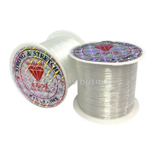 Леска 0,4 мм для украшений, цвет прозрачный, катушка около 20 м