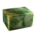 Шкатулка из нефрита 95*70*55мм. Шкатулка из нефрита 95*70*55мм.