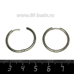 Швензы Кольца нержавеющая сталь 24 мм диаметр, 2 мм толщина, 1 пара Швензы Кольца нержавеющая сталь 24 мм диаметр, 2 мм толщина, 1 пара