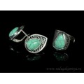 Кольцо и серьги с бирюзой ( (имитация) ).