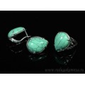 Кольцо и серьги с бирюзой (имитация)