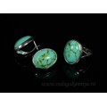 Кольцо и серьги с бирюзой (имитация) .